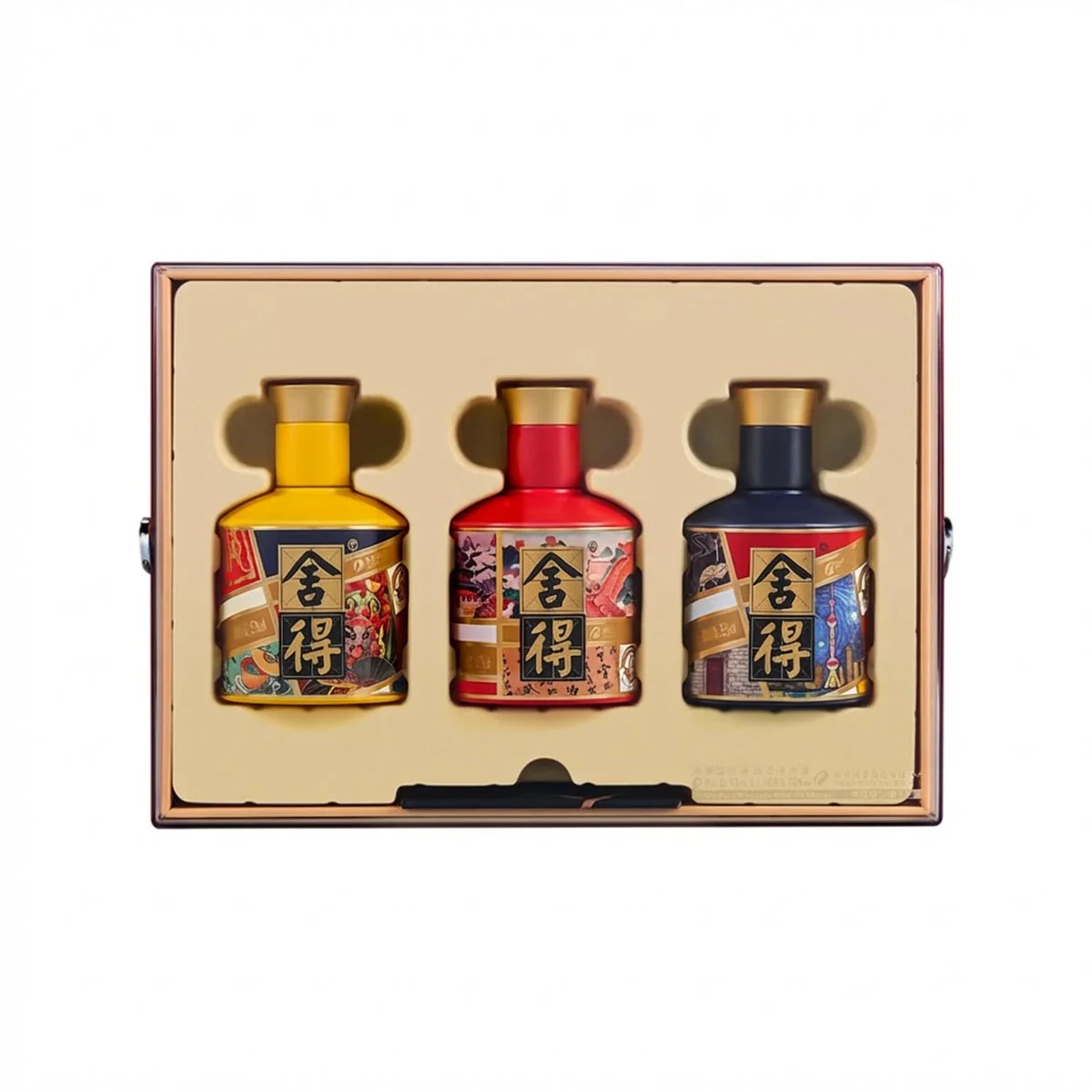 Shede Chinese Tour Mini Liquor Gift Set 52% 100ml x 3