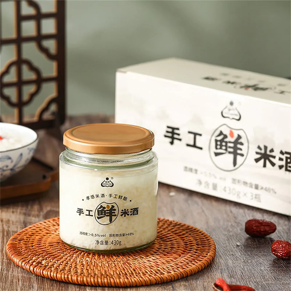 Shenglong Handmade Fresh Rice Wine 430g x 3 Bottles - Image 3