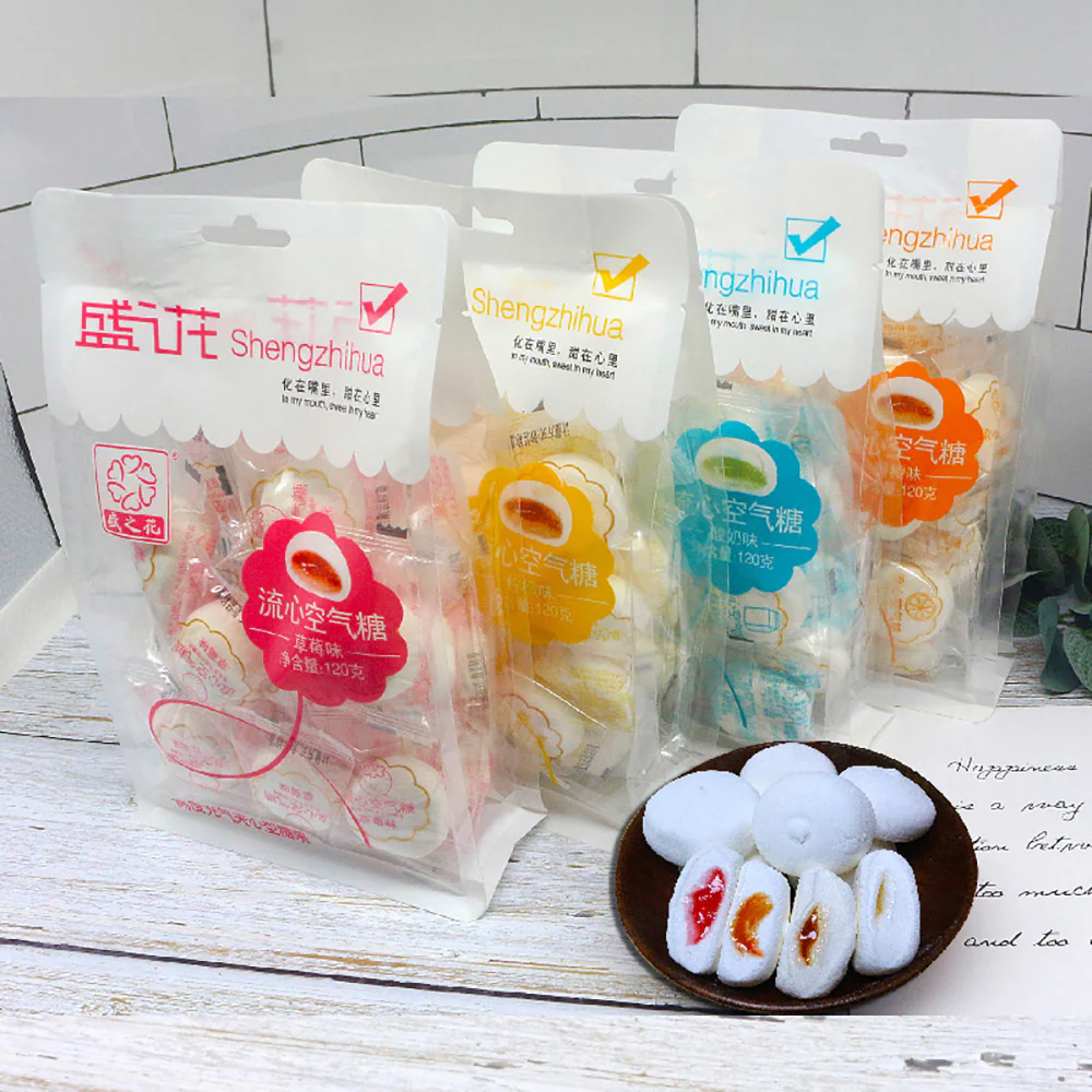 Shengzhihua Flowing Heart Air Candy - Yogurt Flavor, 120g - Image 2