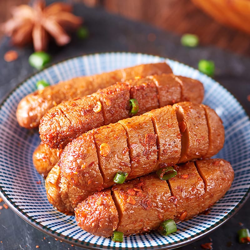 Shimo Town Grilled Gluten Spicy & BBQ Flavor - 100g - Image 2