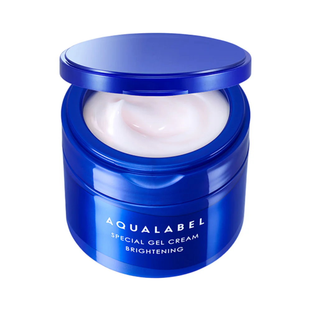 Shiseido AQUALABEL Special Gel Cream (Brightening) 90g - 5-in-1 All-in-One Moisturizer - Image 2