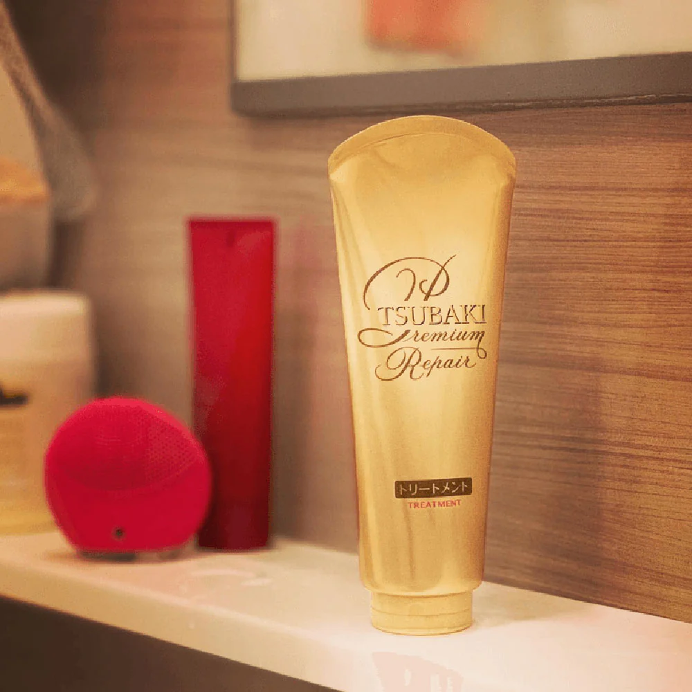 Shiseido Tsubaki Premium Moisturizing Repair Hair Mask - 180g - Image 2