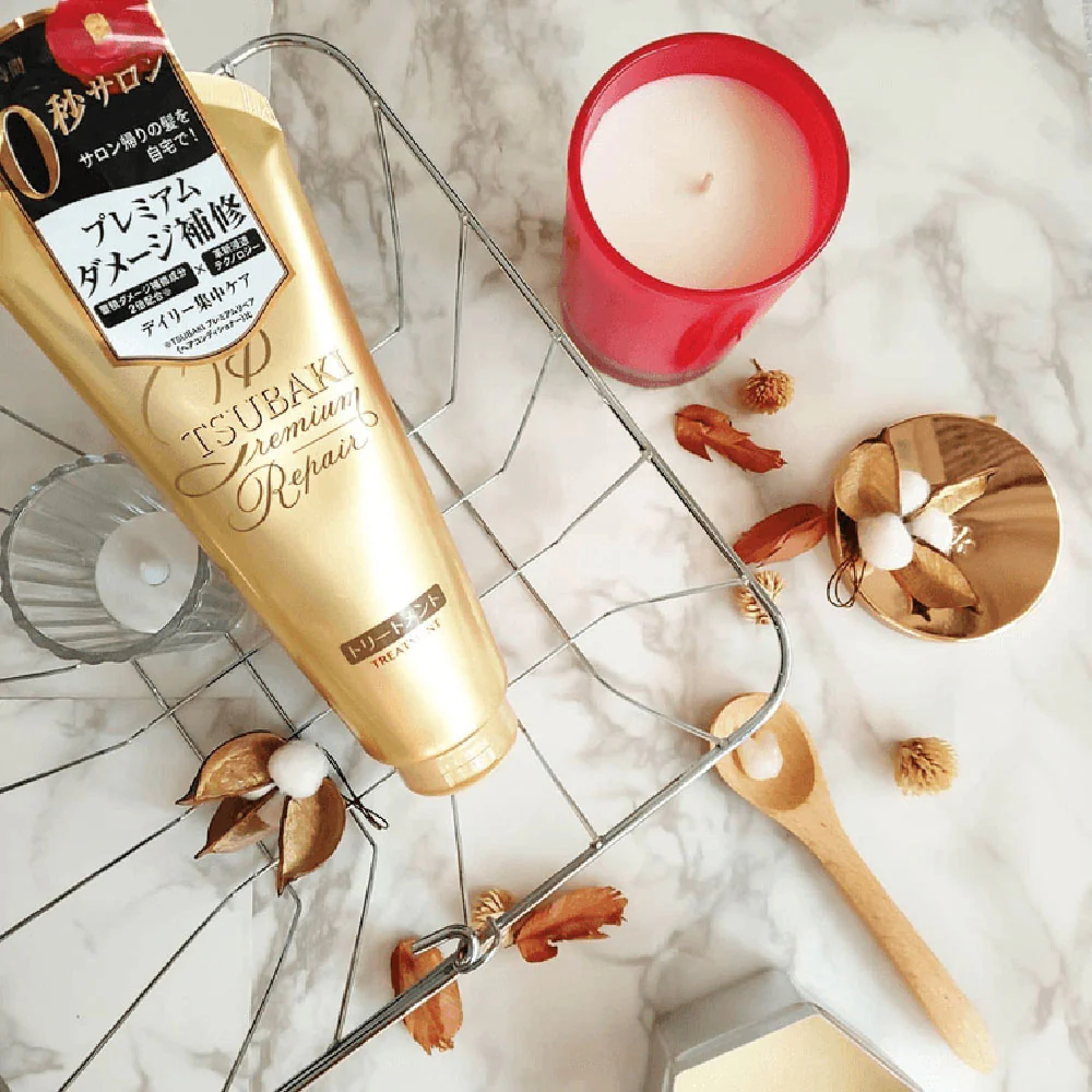 Shiseido Tsubaki Premium Moisturizing Repair Hair Mask - 180g - Image 5