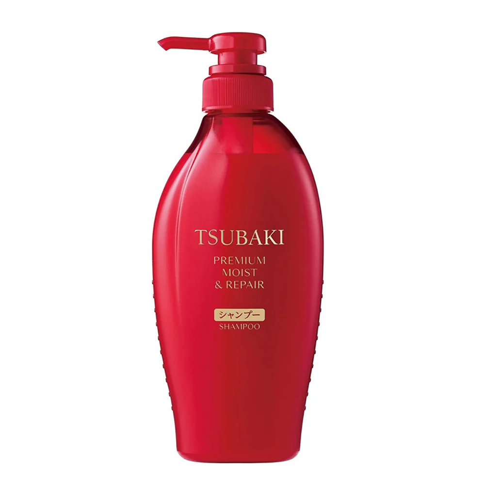 Shiseido Tsubaki Red Camellia Moisturizing Repair Shampoo & Conditioner Set 450ml x 2 - Image 2