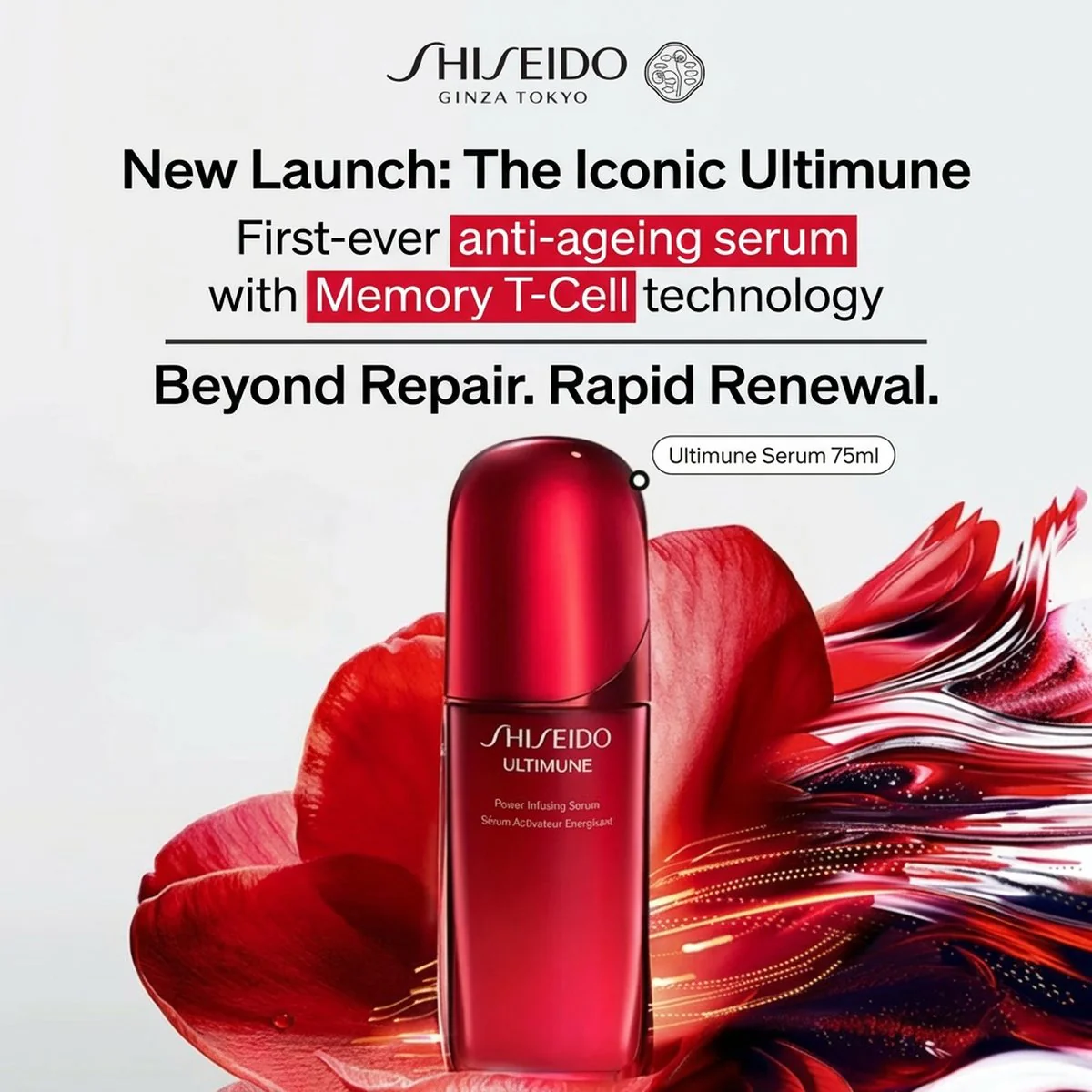 Shiseido Ultimune Power Infusing Serum 50ml - 3rd Gen Formula (Japan) - Image 2