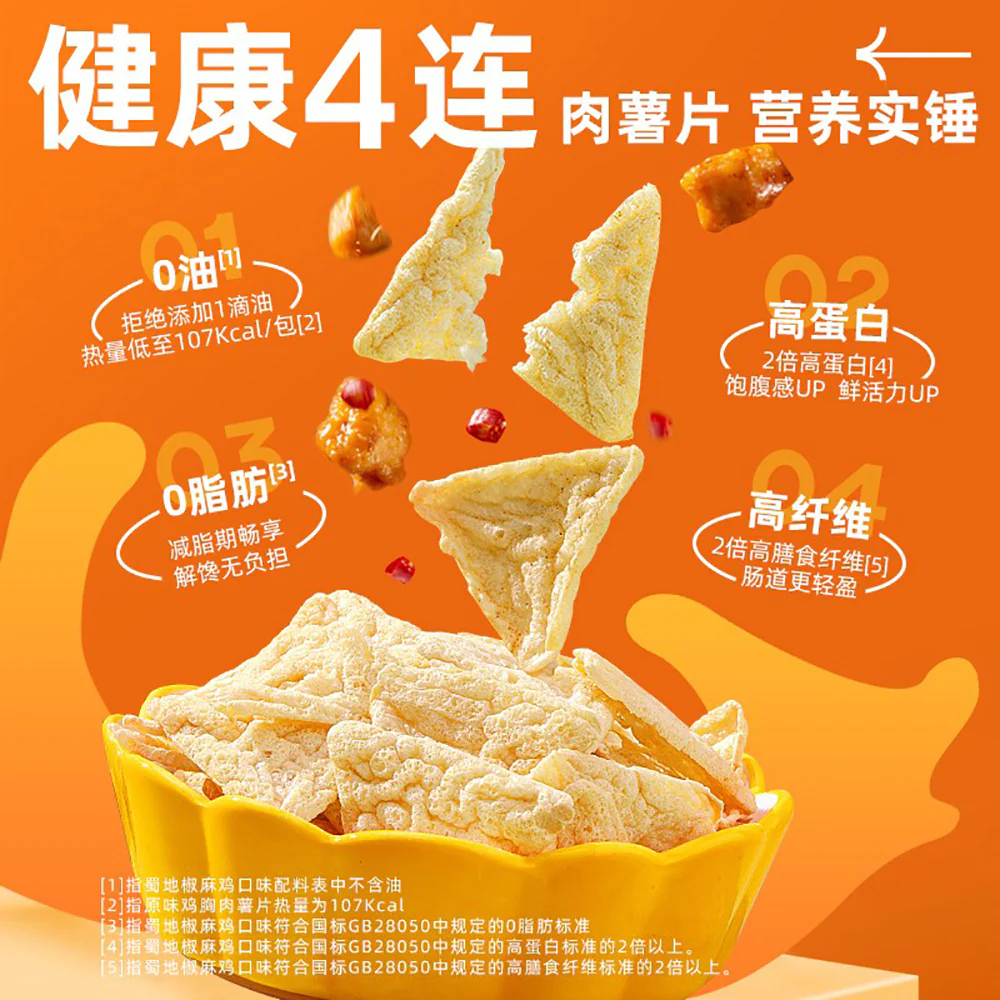 Shiyan High-Protein Fish Chips - Xinjiang Tomato Flavor, 30g - Image 3