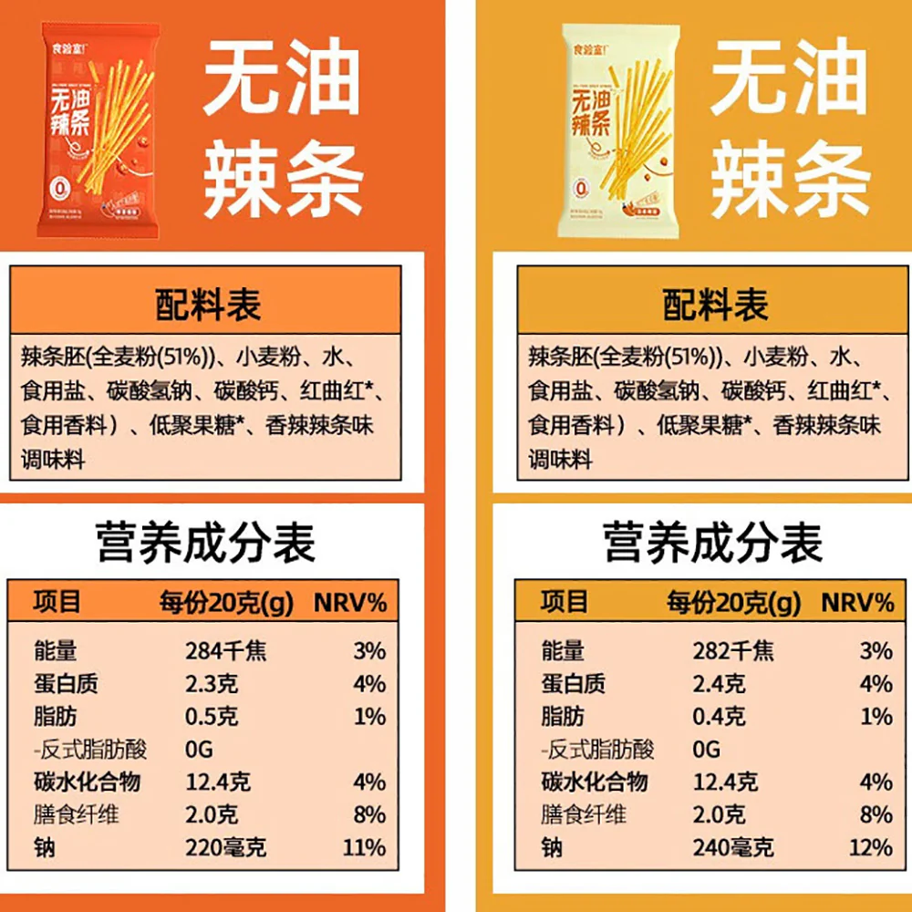 Shiyan Shi Oil-Free Spicy Strips - Mild - 20g - Image 5