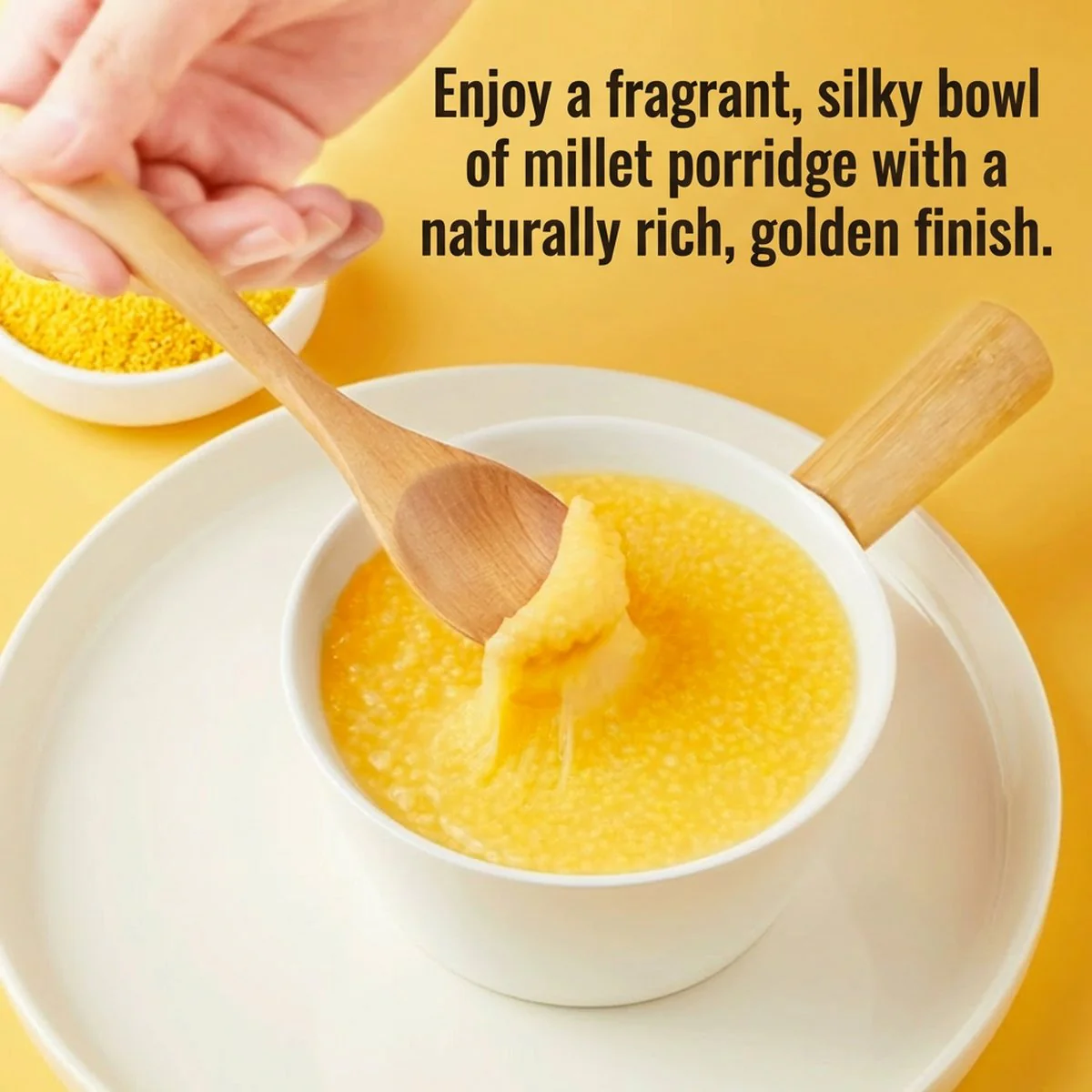 Shiyuedaotian Yellow Millet 1kg - Chinese Golden Millet for Porridge & Congee - Image 3