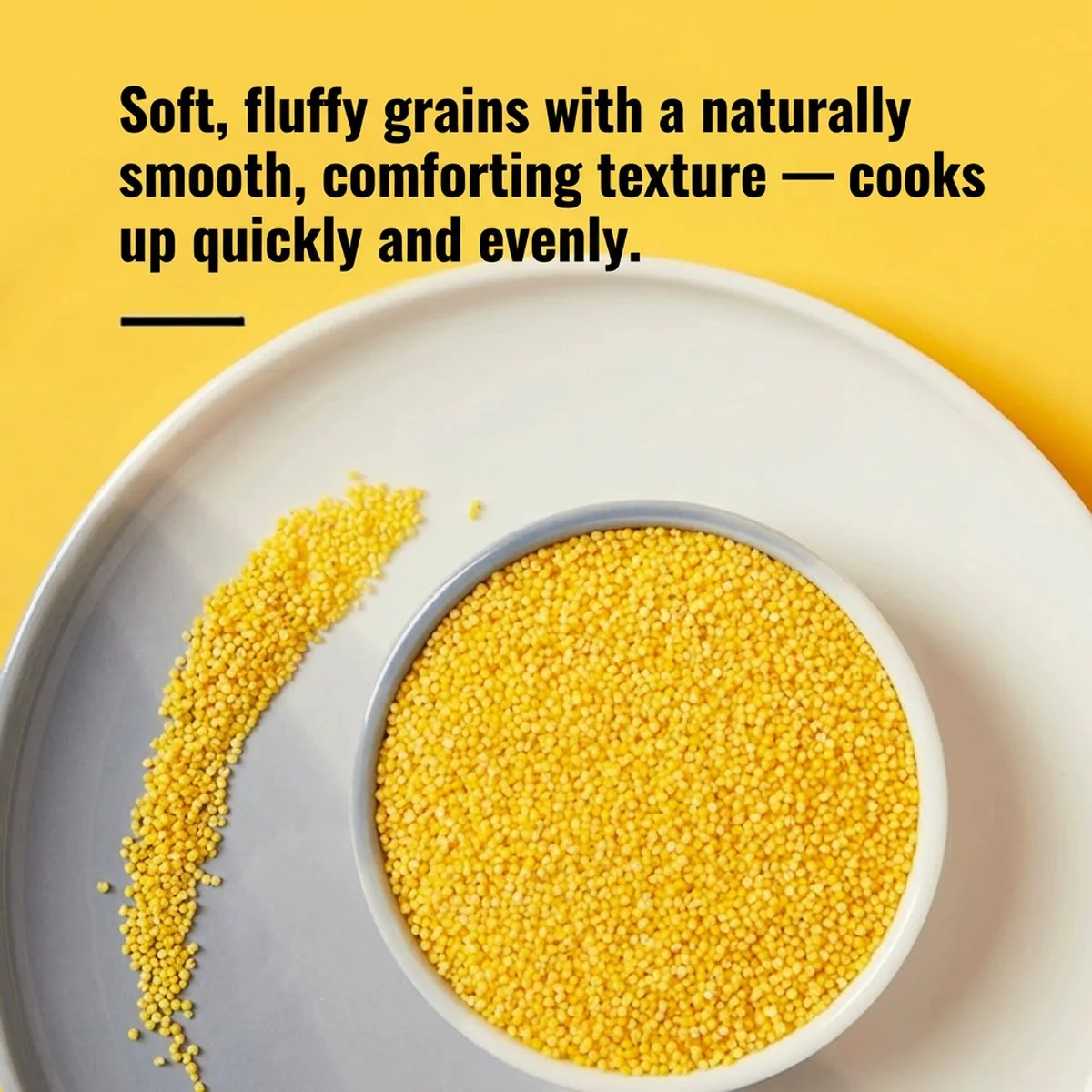 Shiyuedaotian Yellow Millet 1kg - Chinese Golden Millet for Porridge & Congee - Image 4