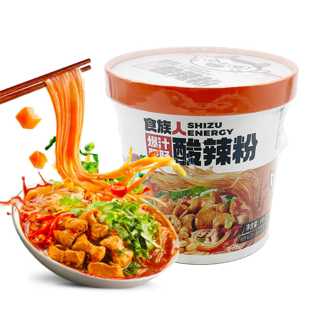 Shizu Energy Juicy Pork Intestine Hot & Sour Vermicelli - 145g