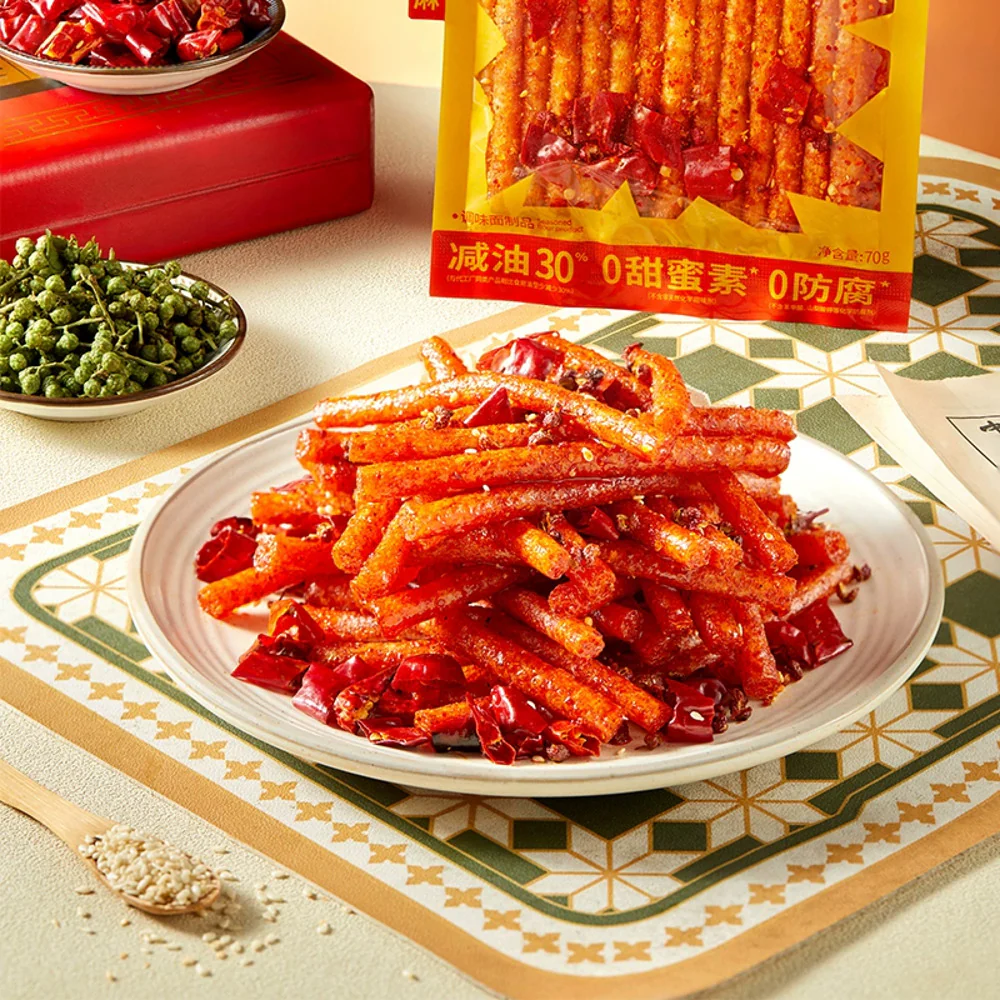 Shock the World Sichuan Pepper Spicy Strips - 70g - Image 3