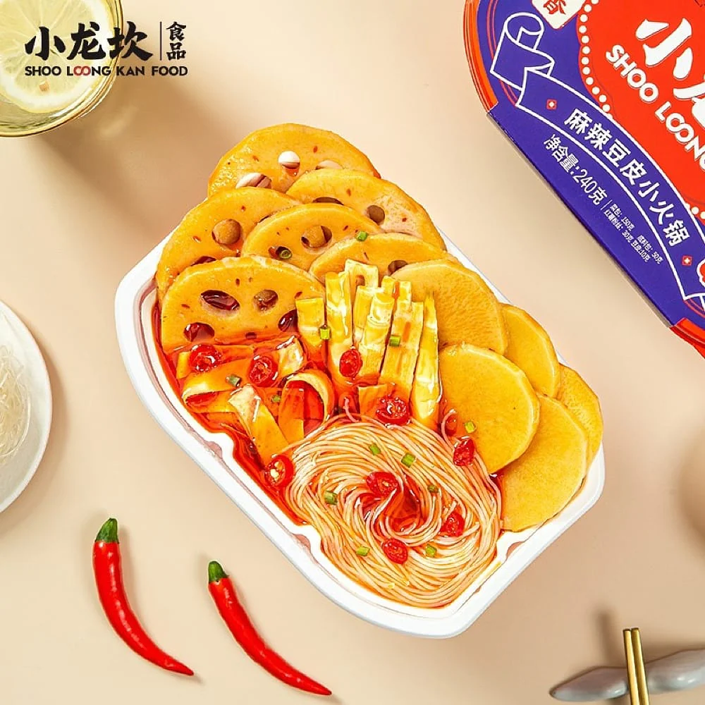 Shoo Loong Kan Self-Heating Hot Pot - Spicy Bean Curd Flavor, 240g - Image 4