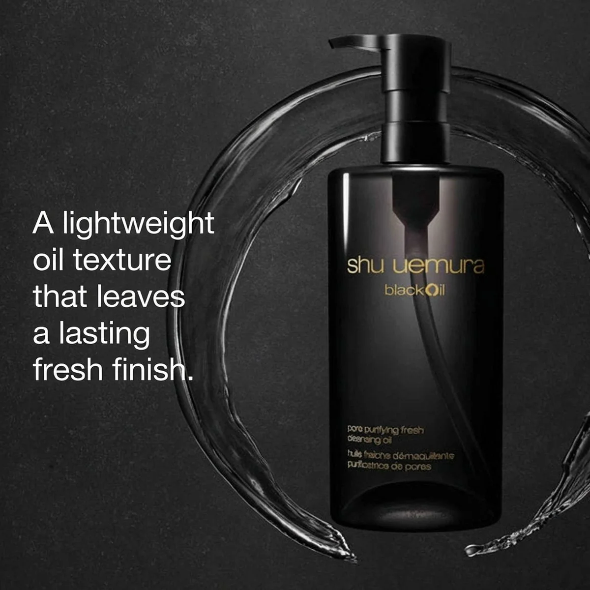 Shu Uemura BlackOil Pore Purifying Fresh Cleansing Oil (Japan Edition) 450ml - Makeup Remover - Image 5