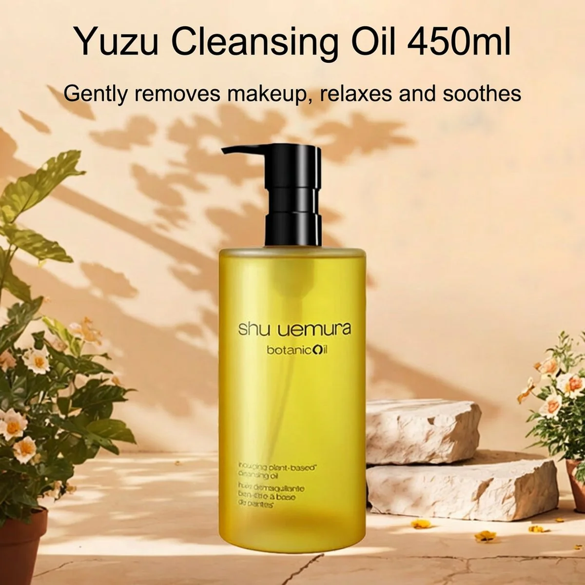 Shu Uemura Botanic Oil Plant-Based Cleansing Oil (Yuzu) 450ml - Image 2