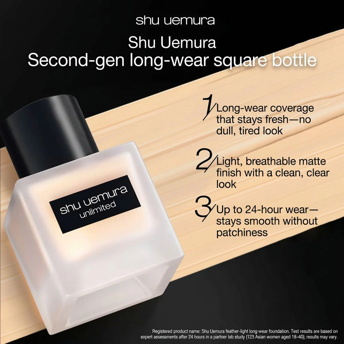 Shu Uemura Unlimited Foundation 35ml – Multiple Shades - Image 3