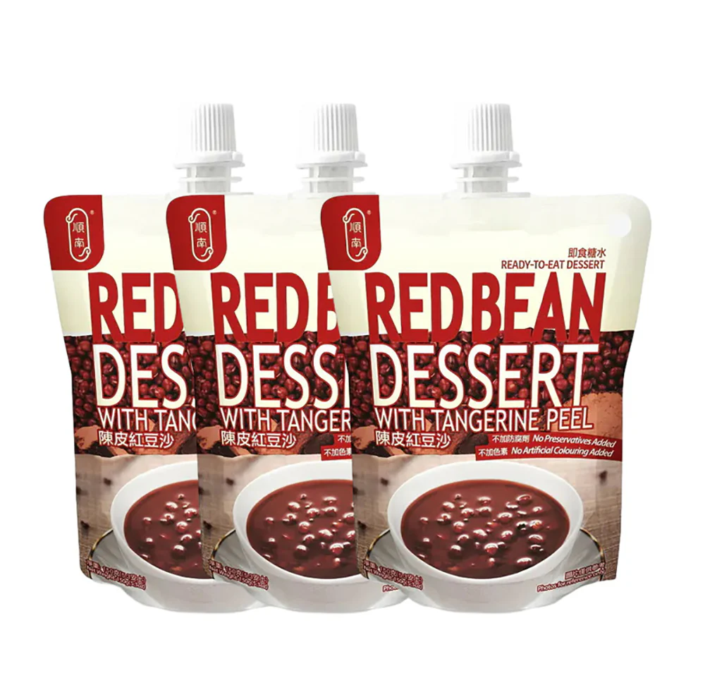 Shun Nam Hong Kong Specialty Red Bean Dessert with Tangerine Peel - 150g x 3pcs