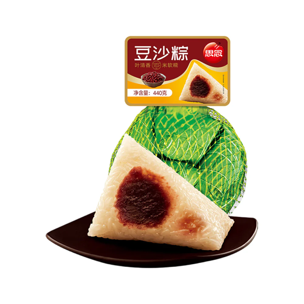 Simei Frozen Red Bean Rice Dumplings - 6 Pieces, 440g