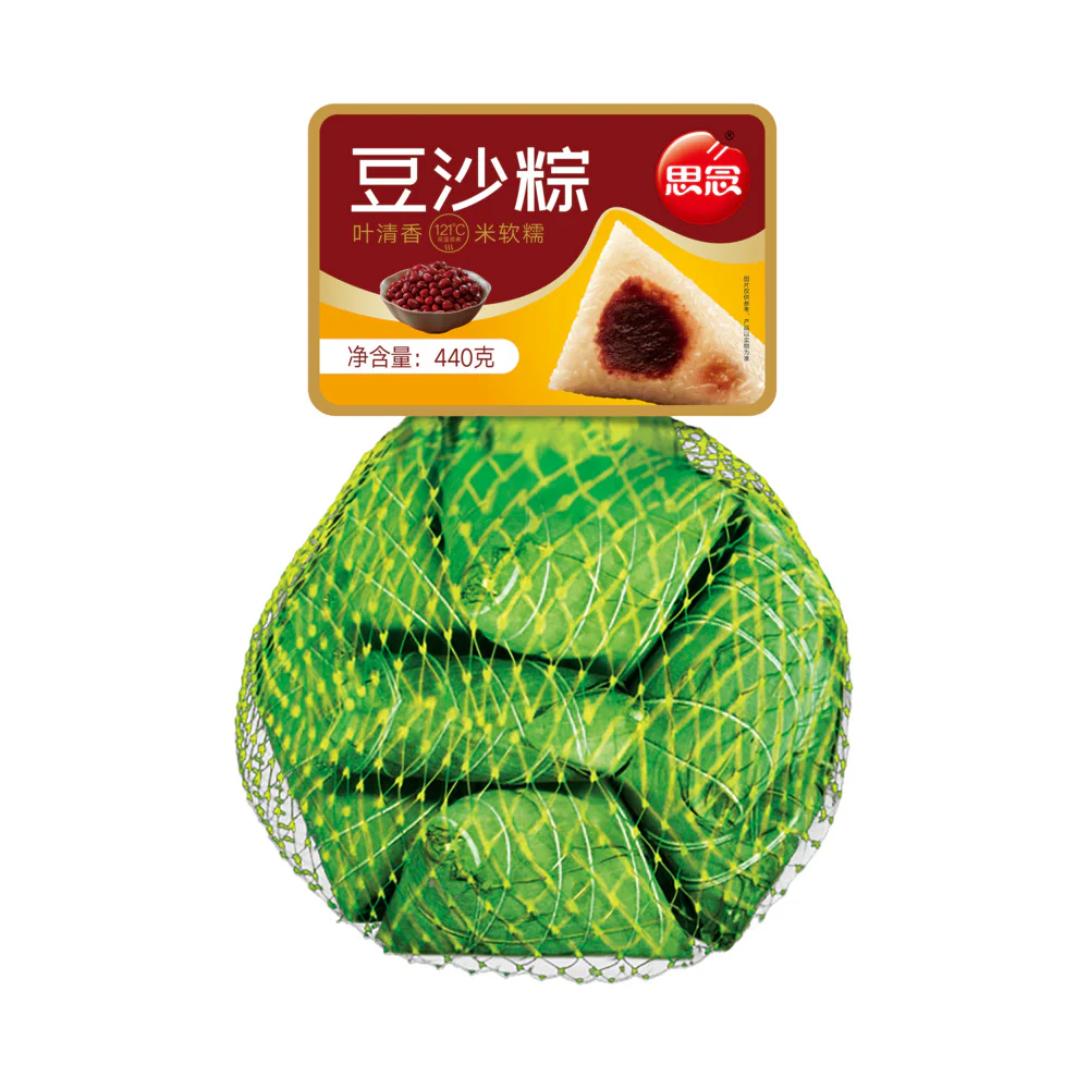 Simei Frozen Red Bean Rice Dumplings - 6 Pieces, 440g - Image 4