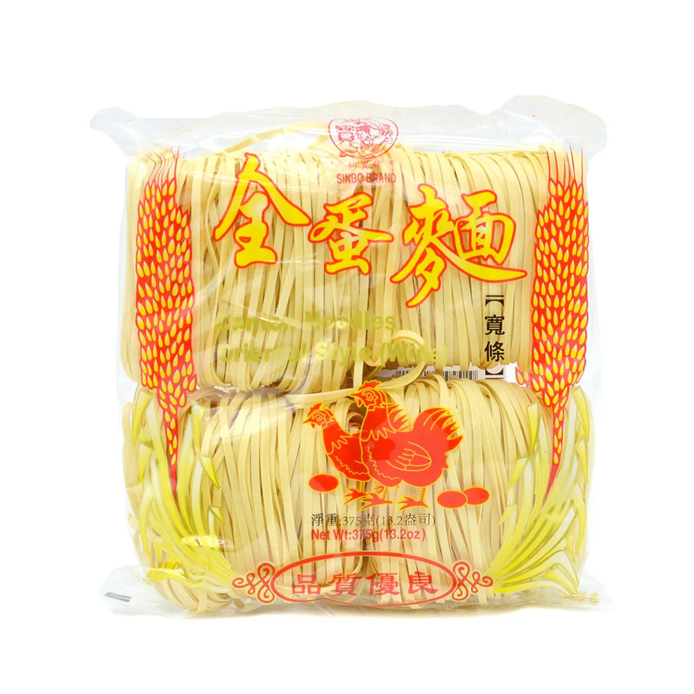 Sinbo Brand Canton Noodles Oriental Style (Wide) - 375g