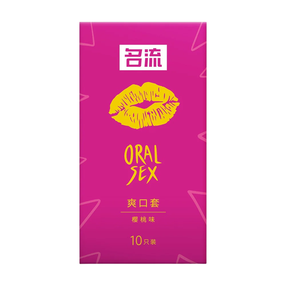 Six Sex Cherry Flavoured Condoms for Oral Sex – 10 Pack - Image 4