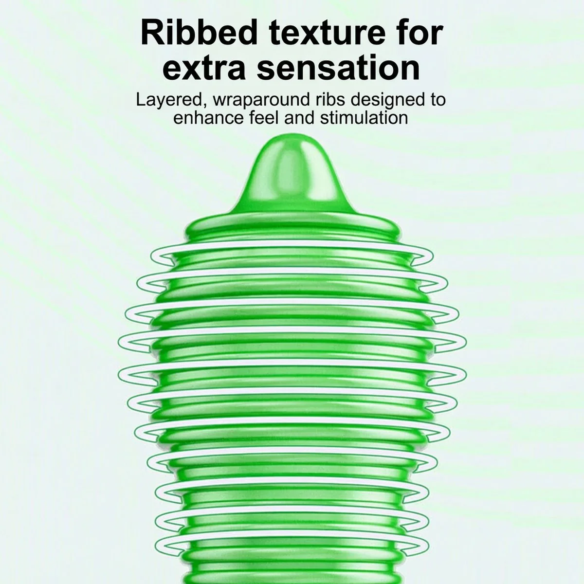 Six Sex G Pleasure 3-in-1 Ribbed & Dotted Condoms - 24 Count - Image 5