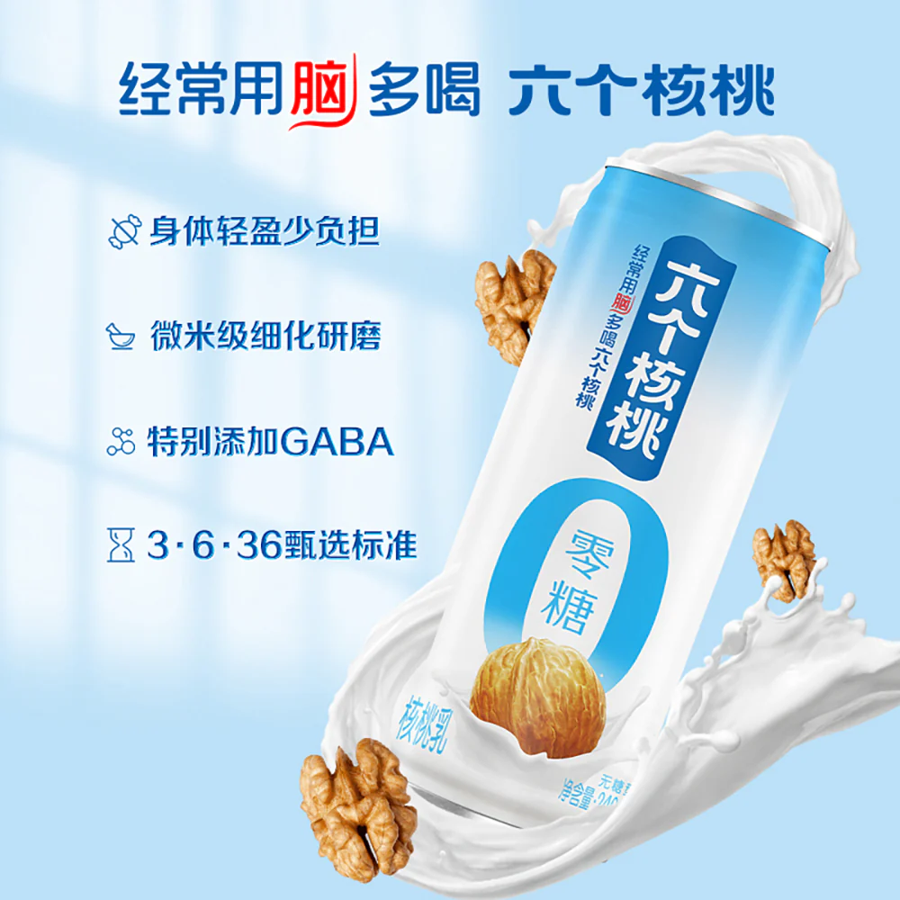 Six Walnuts Sugar-Free Walnut Milk - 240ml - Image 2