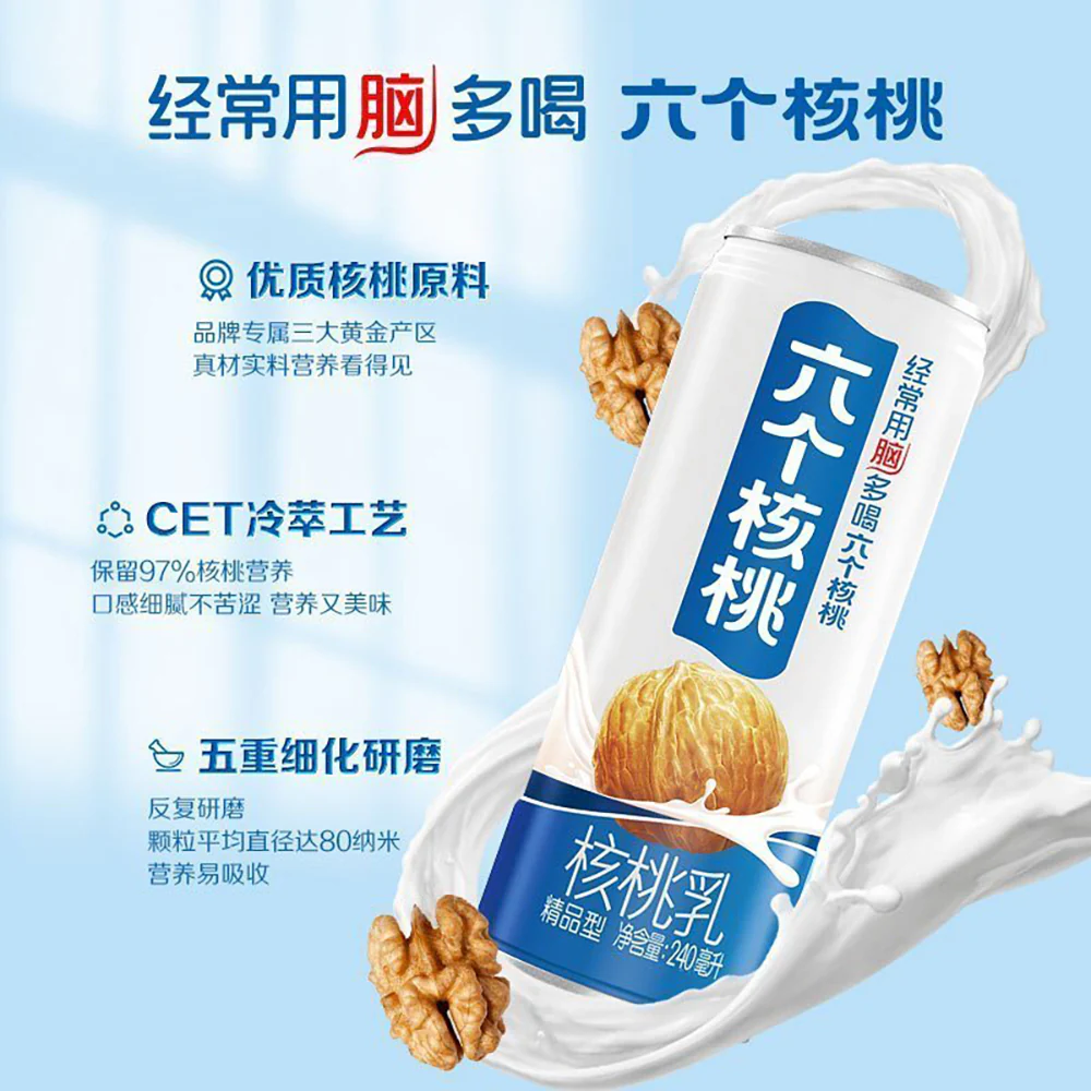 Six Walnuts Walnut Milk - 240ml x 20 Bottles - Image 3