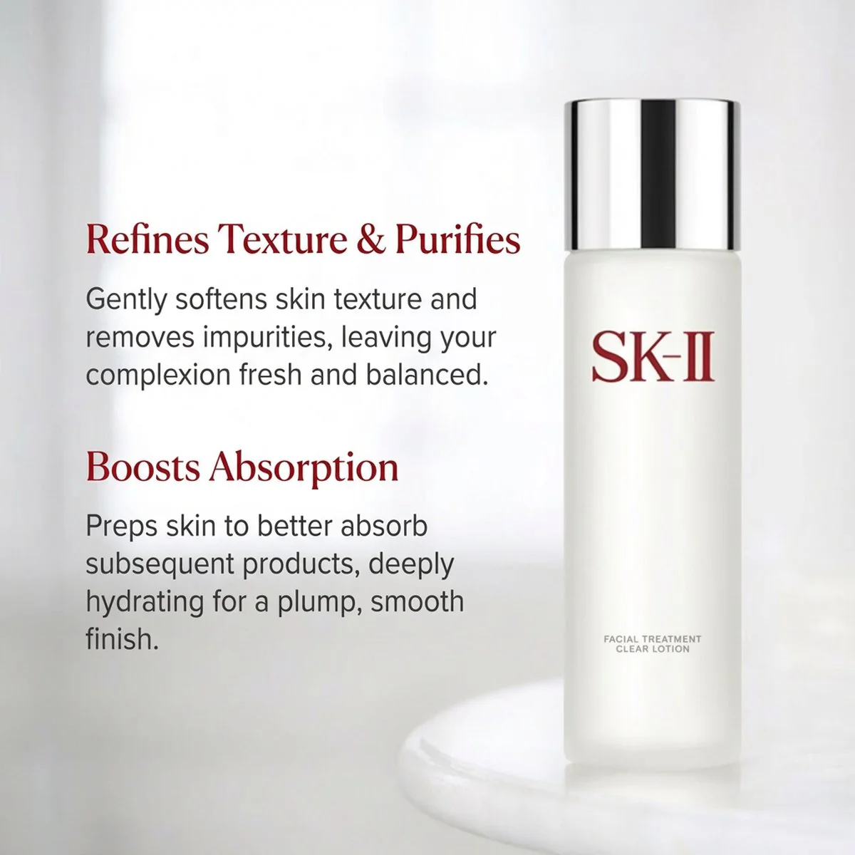 SK-II Facial Treatment Clear Lotion 230ml – Japan Domestic Version - Clarifying Toner - Image 4