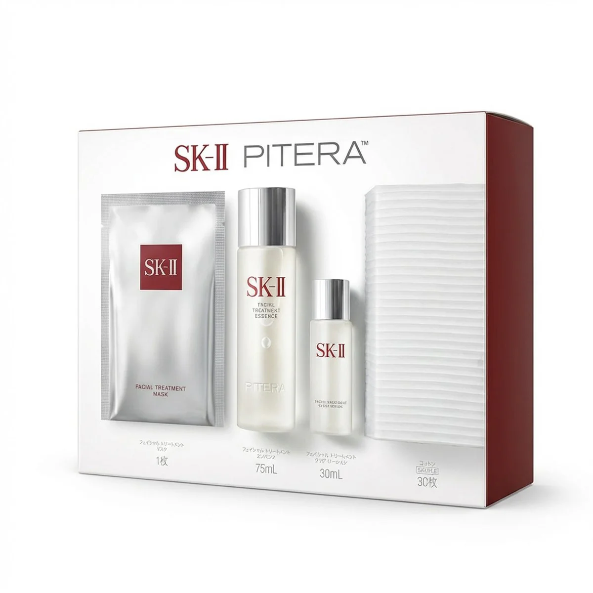 SK-II Pitera Facial Treatment Essence & Clear Lotion Set (Japan Edition) – 3-Piece Limited Edition with Facial Treatment Mask - Image 2
