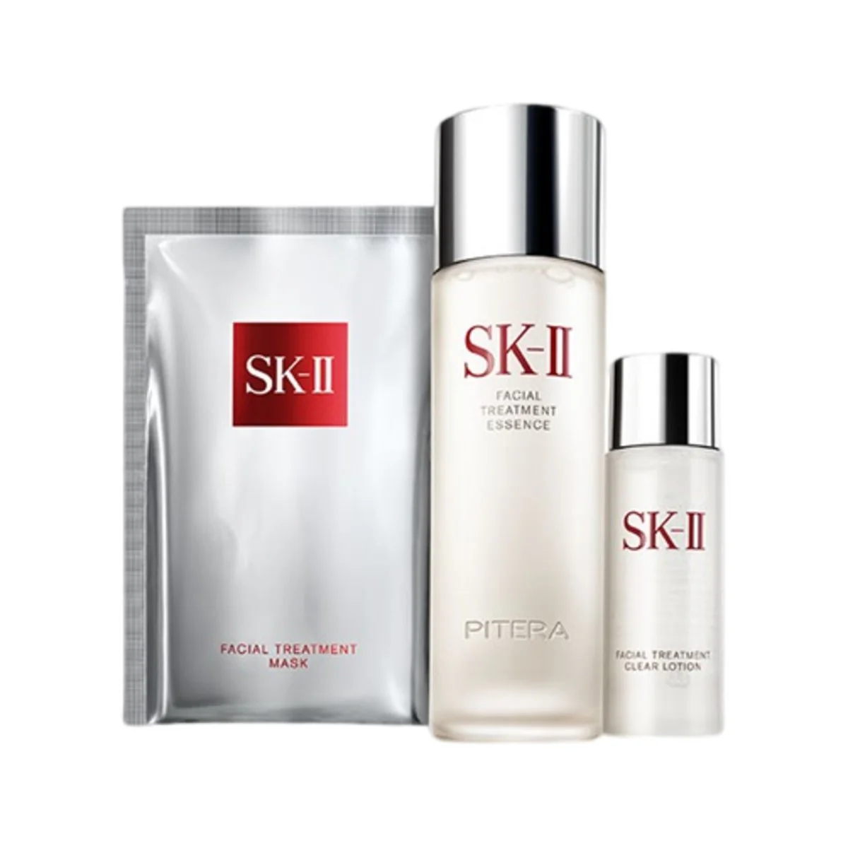 SK-II Pitera Facial Treatment Essence & Clear Lotion Set (Japan Edition) – 3-Piece Limited Edition with Facial Treatment Mask - Image 4