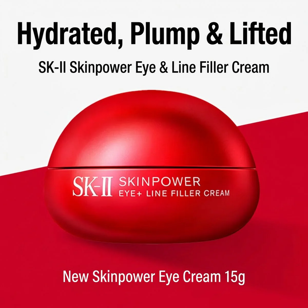 SK-II Skinpower Eye + Line Filler Cream (Japan Version) 15ml – Firming Eye Cream for Fine Lines - Image 2