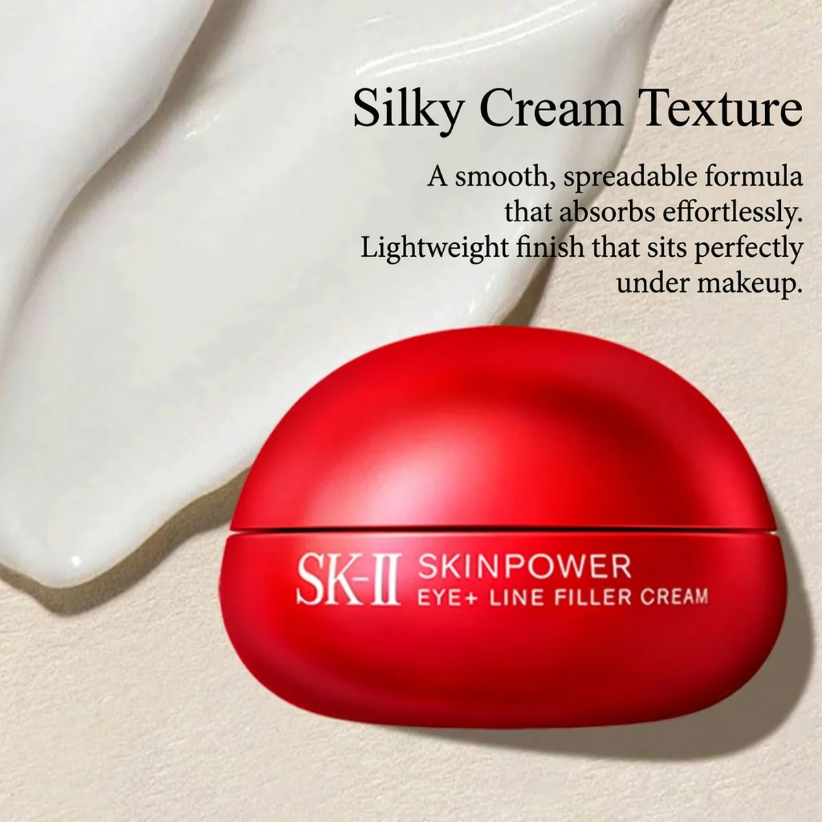 SK-II Skinpower Eye + Line Filler Cream (Japan Version) 15ml – Firming Eye Cream for Fine Lines - Image 4