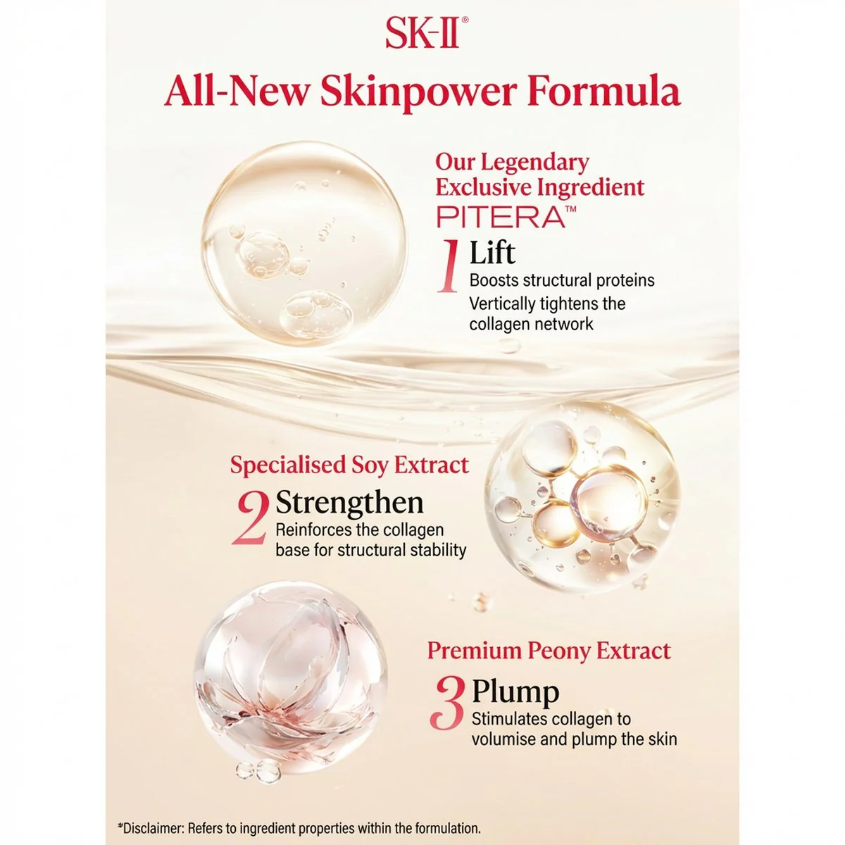 SK-II Skinpower Re-NEW Airy Cream 80ml - Lightweight Gel-Cream Moisturiser - Image 3