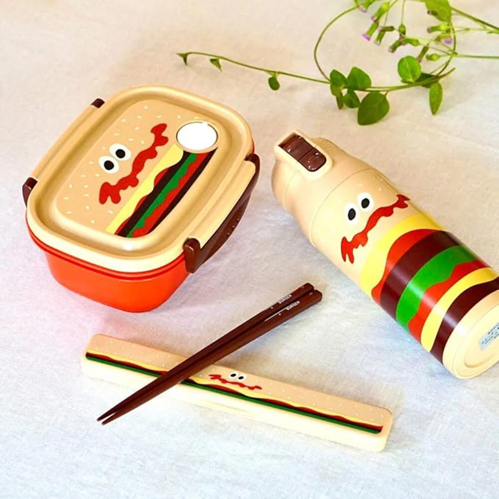 Skater Hamburger Bento Box 550 ml – Microwave, Freezer & Dishwasher Safe - Kids Lunch Container with Steam Vent - Image 2