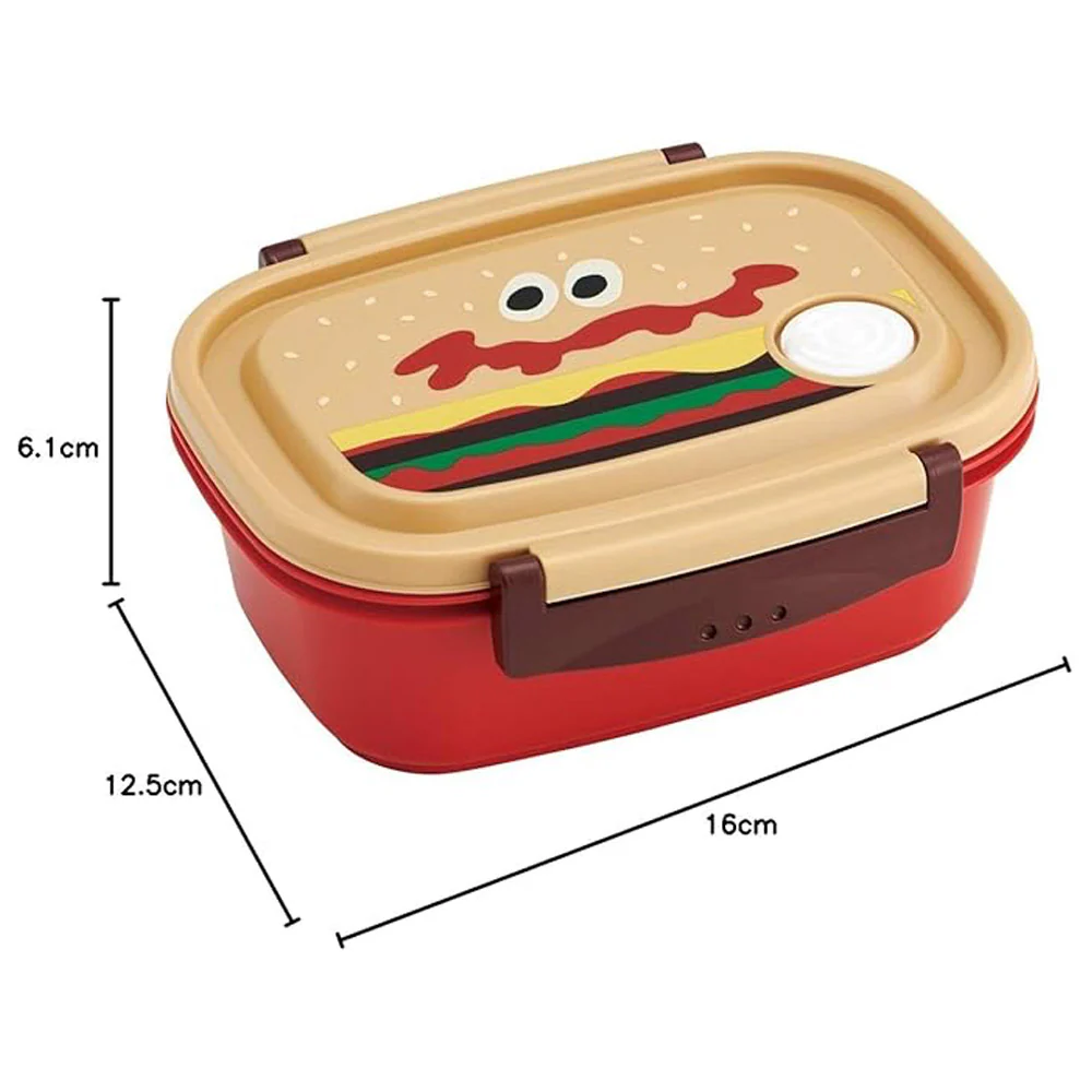 Skater Hamburger Bento Box 550 ml – Microwave, Freezer & Dishwasher Safe - Kids Lunch Container with Steam Vent - Image 3