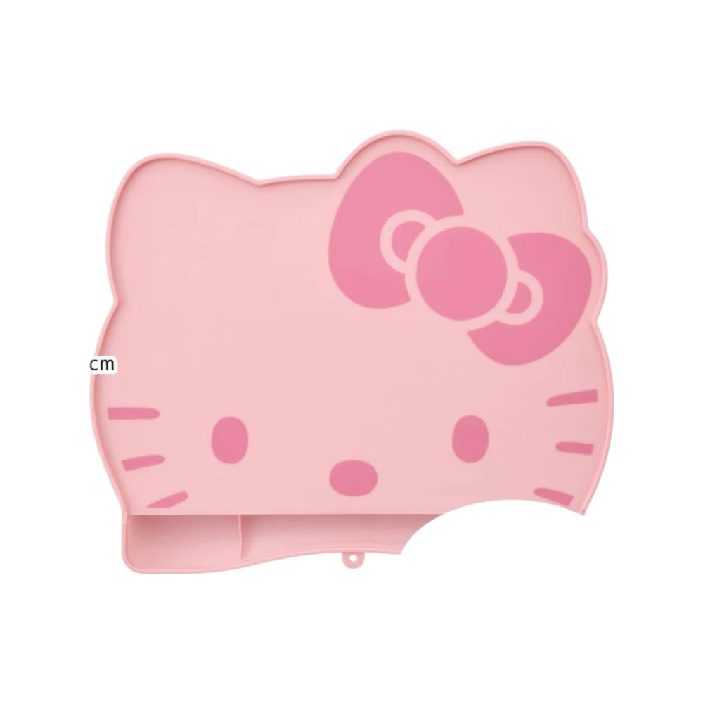 Skater Hello Kitty Kids Silicone Placemat – Waterproof, Non‑Slip, Foldable with Crumb Pocket - Image 3