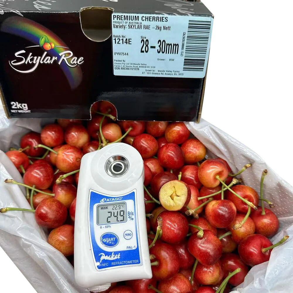 Skylar Rae White Cherries Gift Box 28–30mm - 2kg - Image 2