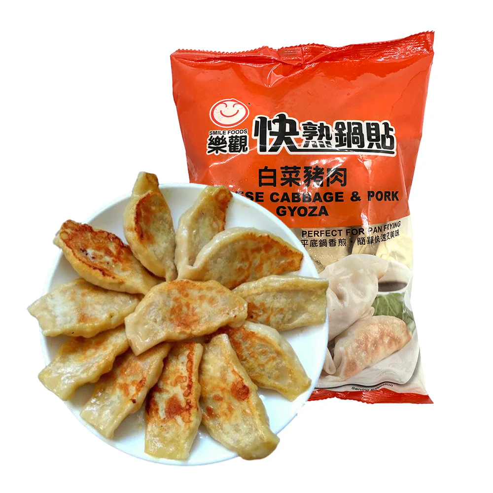 Smile Foods Frozen Chinese Cabbage & Pork Gyoza - 500g
