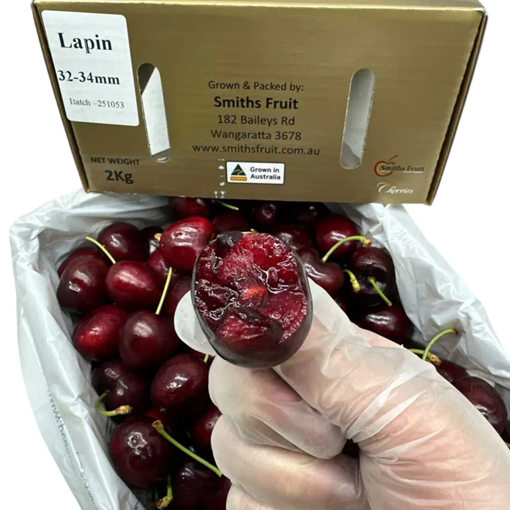 Smiths Fruit Lapin Cherries Gift Box 32–34mm - 2kg - Image 4