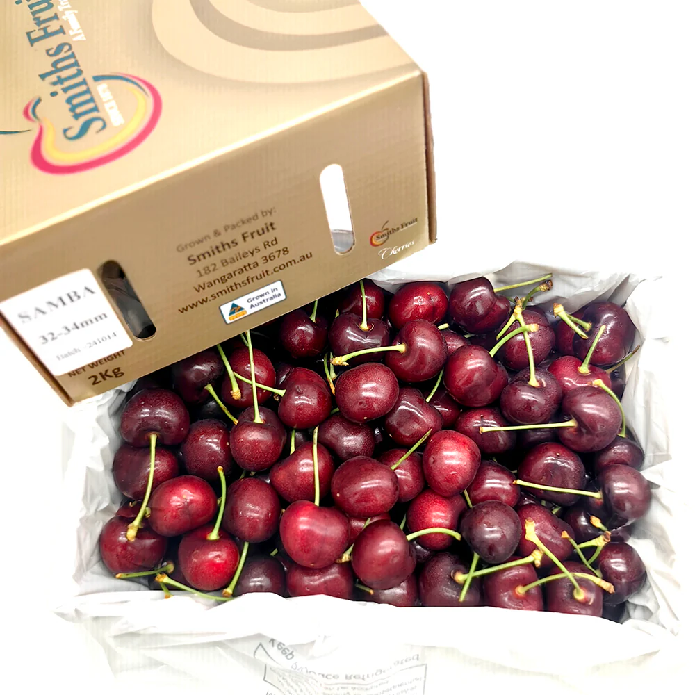 Smiths Fruit Samba Cherries Gift Box 32-34mm - 2kg - Image 4