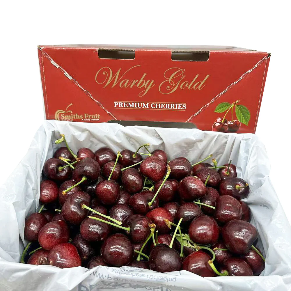 Smiths Fruit Warby Gold Royal Tioga Cherries Gift Box 2kg (32–34mm)