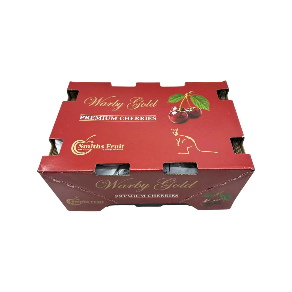 Smiths Fruit Warby Gold Royal Tioga Cherries Gift Box 2kg (32–34mm) - Image 5