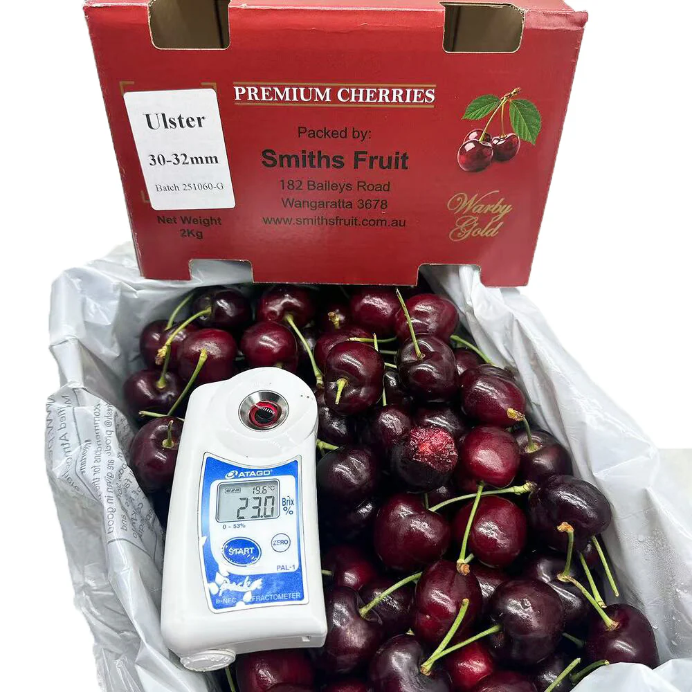 Smiths Fruit Warby Gold Ulster Cherries Gift Box 2kg (30–32mm) - Image 2
