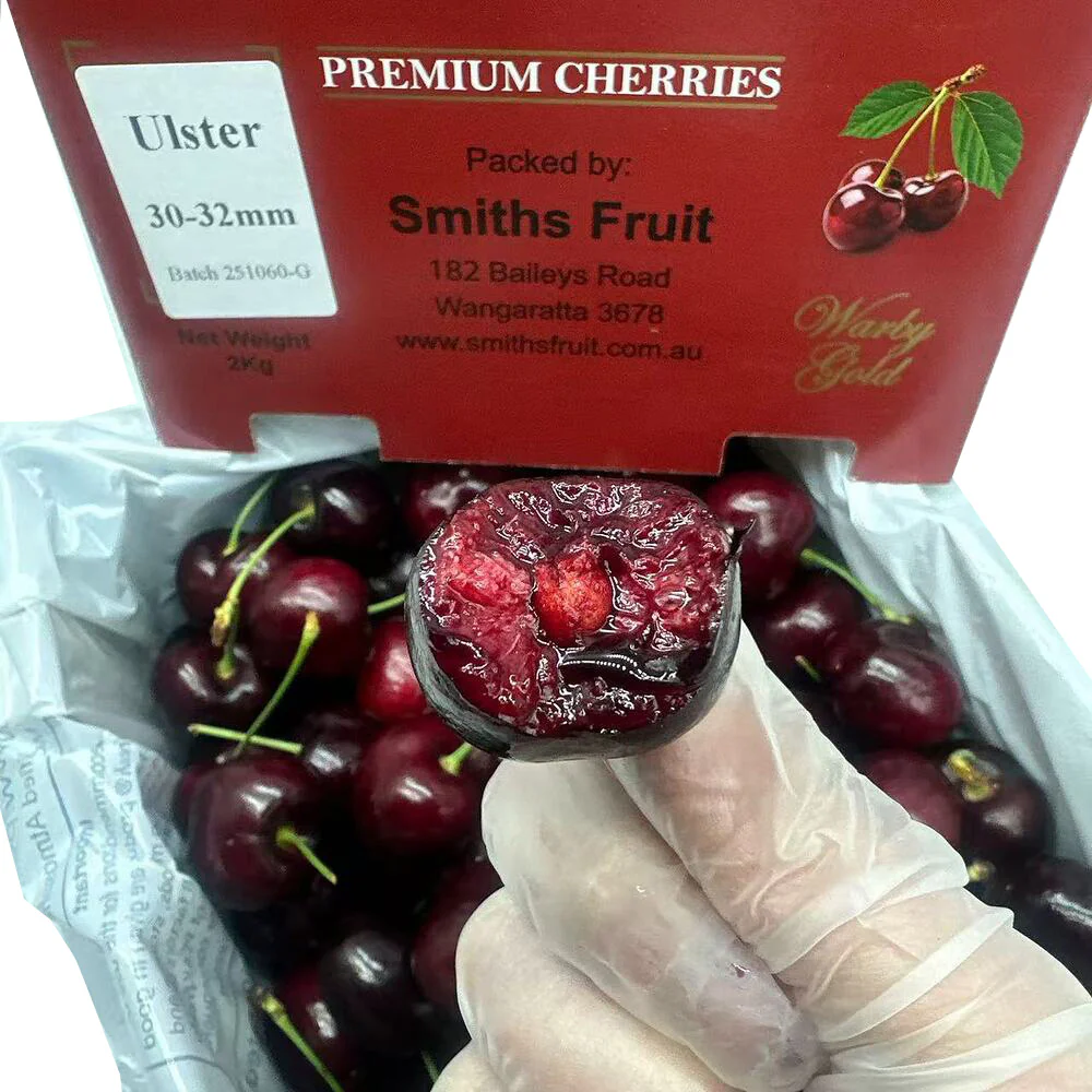 Smiths Fruit Warby Gold Ulster Cherries Gift Box 2kg (30–32mm) - Image 4