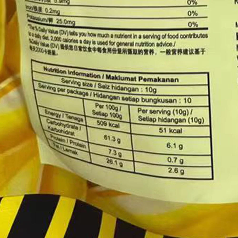 Snazk Bites Salted Egg Golden Cube - Original Flavor, 100g - Image 2