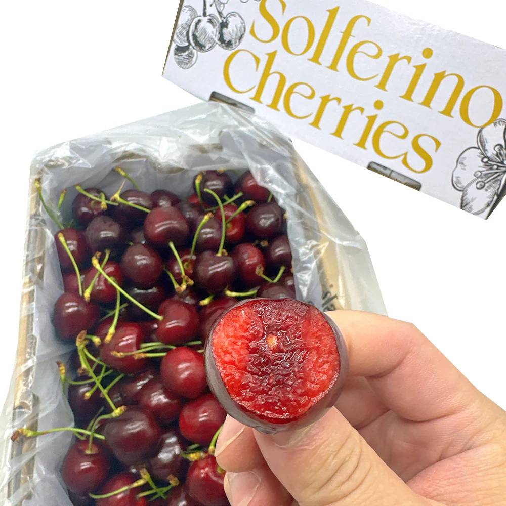 Solferino Cherries Gift Box 30-32mm - 2kg - Image 3