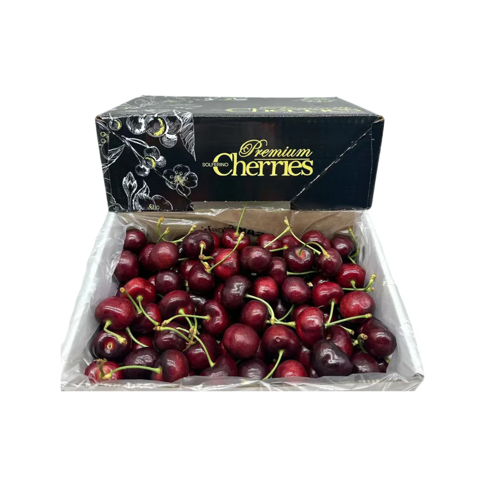 Solferino Glen Red Cherries 32mm+ Gift Box 2kg - Image 4