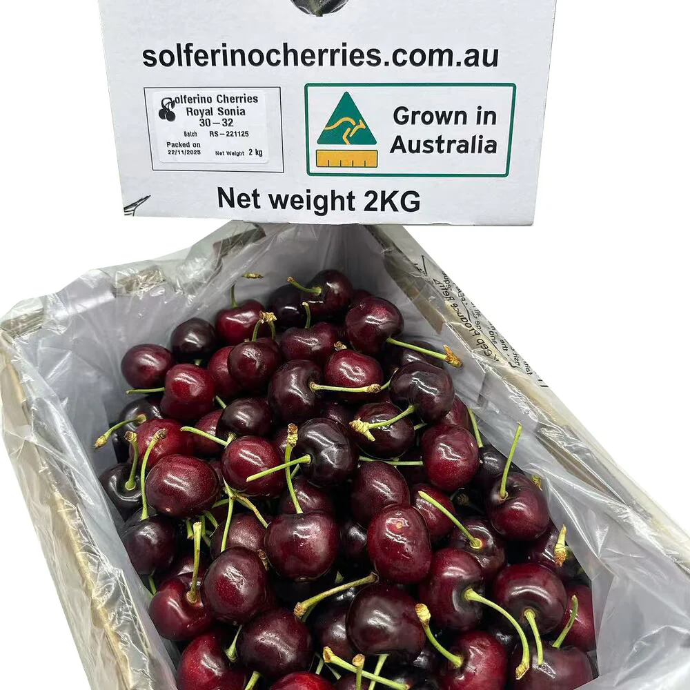 Solferino Royal Sonia Cherries Gift Box 30–32mm – 2kg