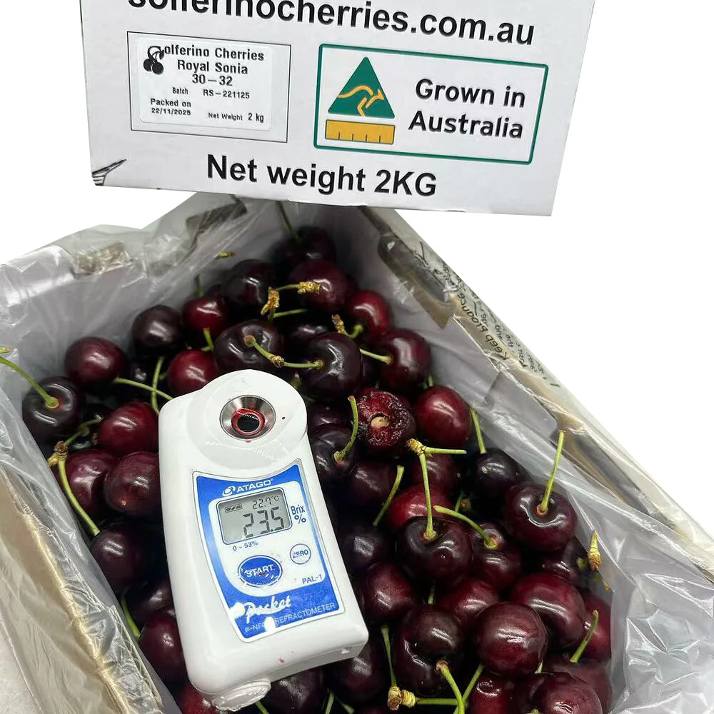 Solferino Royal Sonia Cherries Gift Box 30–32mm – 2kg - Image 2