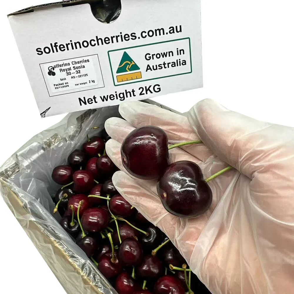 Solferino Royal Sonia Cherries Gift Box 30–32mm – 2kg - Image 3